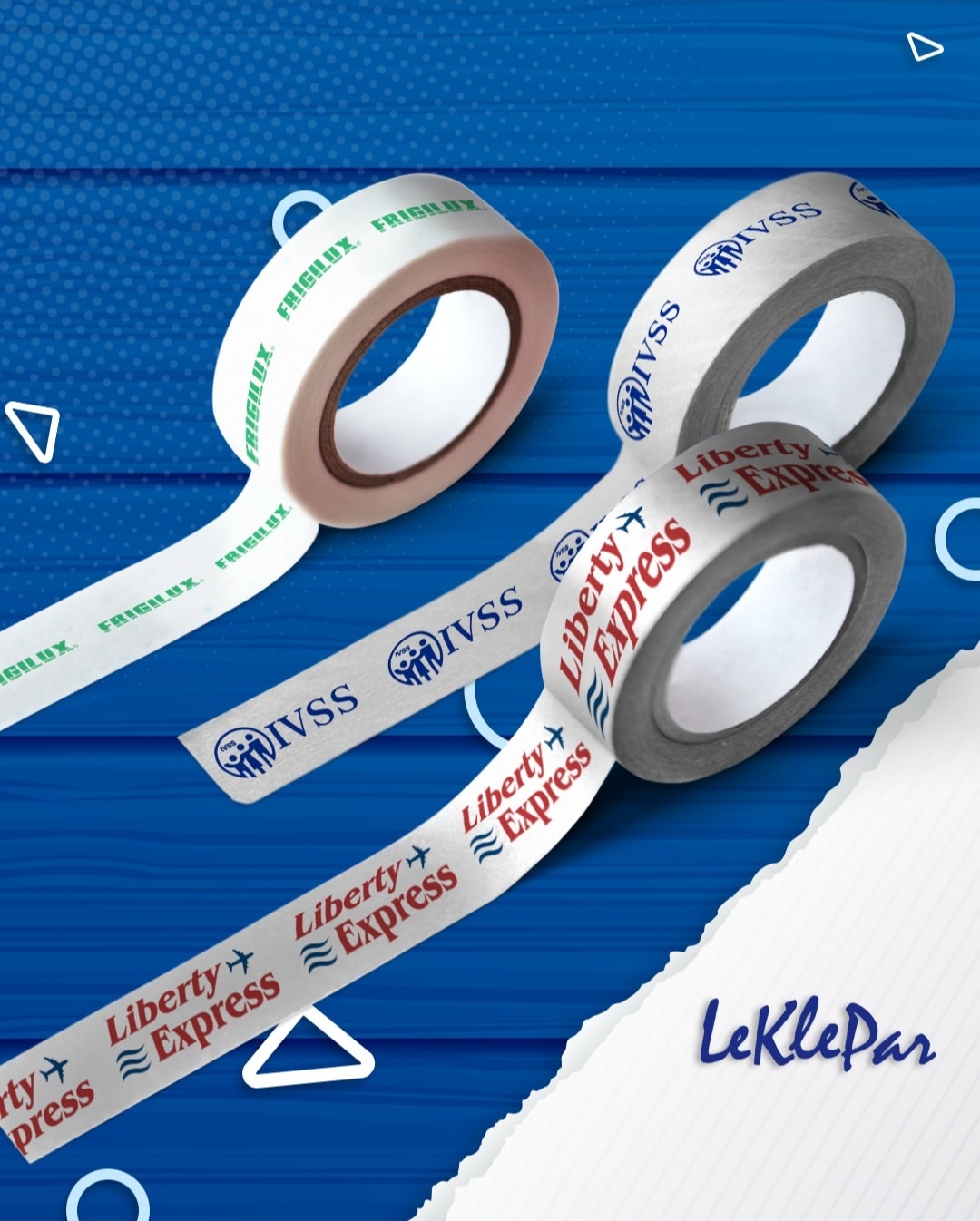 Cintas de embalaje impresas con diferentes marcas